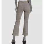 frame denim $245 Frame Women's Gray Plaid Le Crop Mini Bootcut Jeans‎ Pants Size 32 Photo 2