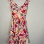 Windsor Women's Lace-Up Floral Skater Dress Photo 0