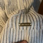 Eddie Bauer Long Gray Sweater Jacket with Removable Hood Size Small Photo 3