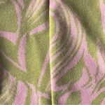 ZARA  Green and Pink Flower Pattern Corset V-neck Crop Top Sz L NWT Photo 2