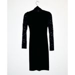 Norma Kamali  X Kamali Kulture Long Sleeve Dress Women's Black XS Photo 2