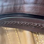 Isabella Fiore Brown and Cream Woven Hobo Bag Photo 3