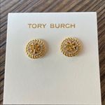 Tory Burch  Rope Crystals Stud Earrings NEW Photo 1