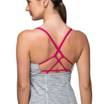 Lululemon Dancing Warrior Tank Wee Are From Space Silver Spoon Magenta Size 6 Photo 8