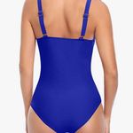One Piece Tempt Me Women Ruched Slimming Swimsuits Tummy Control Vintage Bathing Suits Photo 1