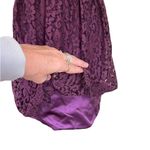 Christina Wu Lace Strapless Formal Dress Purple Size 12 Photo 8