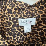 J.Crew  Button-up leopard shirt in signature fit size medium Photo 2