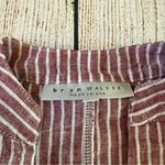 Bryn Walker Size Small Red White Stripe Oversized Short Sleeve Blouse Photo 6