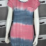Sandiva Stripe Ombré Dress Size Small Orange Photo 0