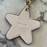 Coach Leather Glitter Bag Charm Keychain Photo 3