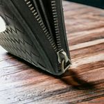 Bottega Veneta Intrecciato Lambskin Zippy Wallet Black Photo 6