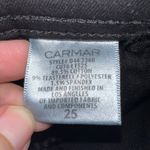 CARMAR‎ Skinny Jeans Size 25 Black Distressed Ripped Knee High Rise Photo 1