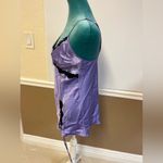 Victoria's Secret Purple Satin Chemise with Black Lace Trim Photo 3