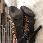 ShoeDazzle faux snake & chain heels‎ Brown Size 8 Photo 5