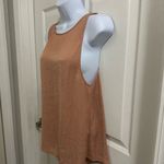 Treasure & Bond Women's Flowy Swing Blouse Tank Top size Small peach blush color Photo 1