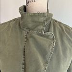 Banana Republic  Ruffle Utility Army Green Jacket Size XS Photo 5
