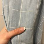 Rails  Blue Sleeveless Shift A-Line Grid Anya Dress Photo 9