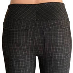 VYLETTE High Rise Black & Gray Plaid Legging Zippers Jegging ~ Women's SMALL Photo 4