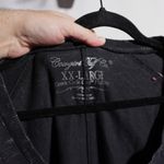 Cowgirl Tuff Co Womens XXL Long Sleeve Western Shirt Distressed Black Rodeo Top Photo 2