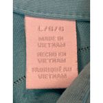 Callaway  Size Large Blue Pearl Snap Short Sleeve Polo Shirt Golf Pickleball Photo 4