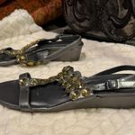 Laura Ashley Vintage  Kitten Heel Sandals Photo 2