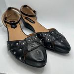 Rialto Black ankle strap low wedge Sandals women's Size 8 1/2 M Photo 0