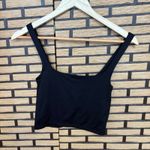 Forever 21 Black Crop Tank Top Size Small Photo 1