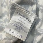 Lands' End Lands’ End Black & White Damask Shirred Front Underwire Tankini Swim Top 14WDDD Photo 3