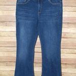 Levi's 512 Blue Jeans Size 22 Short Perfectly Shaping Bootcut Studded Stretch Photo 0