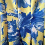 Madison Leigh Women's Floral A-Line Sleeveless Dress Size 6 yellow and blue Photo 3