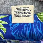 Vintage Royal Creations Dress 3XL Blue Purple Floral Hawaiian Aloha MuuMuu Vtg Size 3X Photo 10