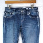 Miss Me  Jeans Womens 26 Blue Mid Rise Easy Boot Western Cowgirl Y2K Denim Photo 4