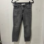 Athleta Sculptek Women’s Jeans 6P Petite Black Gray Distressed Hems Photo 1