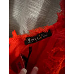 Very J Women's Red Off-Shoulder Blouse S Photo 5