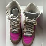 Balenciaga  High Top Color Block Sneakers Size Purple/Brown 38/8 EUC Photo 3