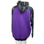 NU Trendz Women's Multicolor Tribal Colorblock Hoodie Hooded Sweatshirt Top M Size M Photo 1