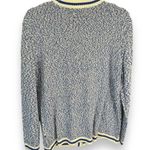 Hugo Boss NWT Women's C Folonia V-Neck Cardigan Sweater Size Medium Blue White Photo 2