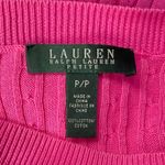 Ralph Lauren Lauren  Cotton Long Sleeve Sweater in Pink Size Extra Small or P‎ Photo 2
