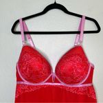 Auden Target red lace underwire babydoll nightie dress size XL Photo 2