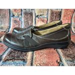 Natural Soul Shoes Womens 9.5W Llena Slip On Loafer Brown Leather Casual Comfort Photo 5