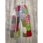 Vintage Jackpot New York Patchwork Pants 90s Y2K Boho Festival Cotton Size Small Pink Photo 5