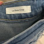 Frame Le Beau Distressed Crop Straight Leg Jeans Size 23 Photo 4