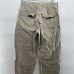 American Eagle Vtg Size 8 Cargo Pants Wide Leg High Waisted Baggy Y2K Beige Tan Photo 3
