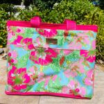 Lilly Pulitzer  Insulated beach Cooler Big Flirt floral tropical square soft side Photo 9