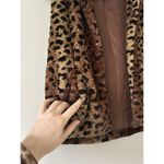 Betsey Johnson Betsy Johnson Faux Fur Leopard/ Cheetah Print Vest Size Small Unique & Bold Photo 5