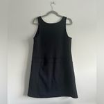 Athleta  black fleece lined sleeveless tank athletic a line dress L layering gorp Photo 1