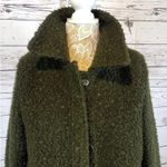 John + Jenn Vintage / Mid-Century Style coat green textured size medium Photo 2