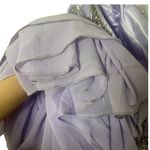 Mac Duggal  NWT Beaded Gown Lilac Chiffon Women’s Size 18W A-Line Formal Dress Photo 12