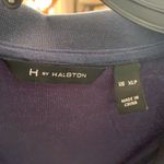 H by Halston  petit large navy high low dress Photo 3