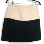 Kate Spade  Two Tone Mini Skirt Black Cream Photo 3